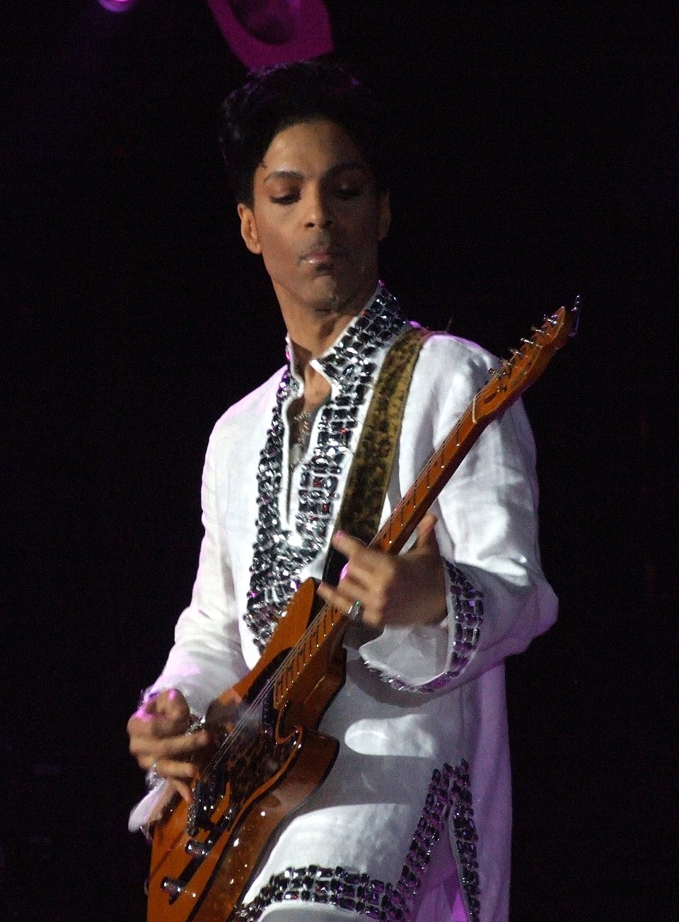 Prince na festivalu Coachella leta 2008.