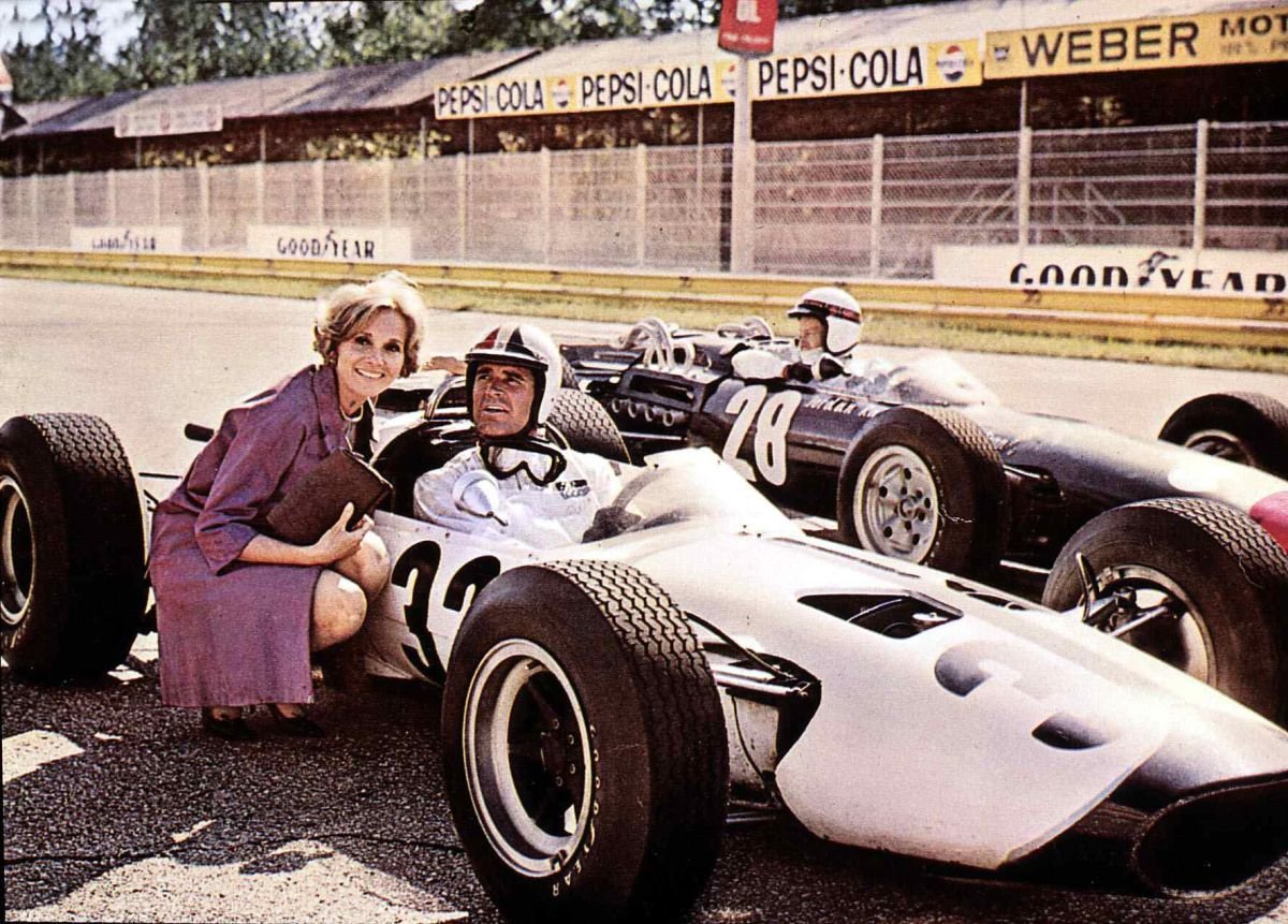 Grand Prix (1960), prvi film o Formuli 1, skupaj z Jamesom Garnerjem.
