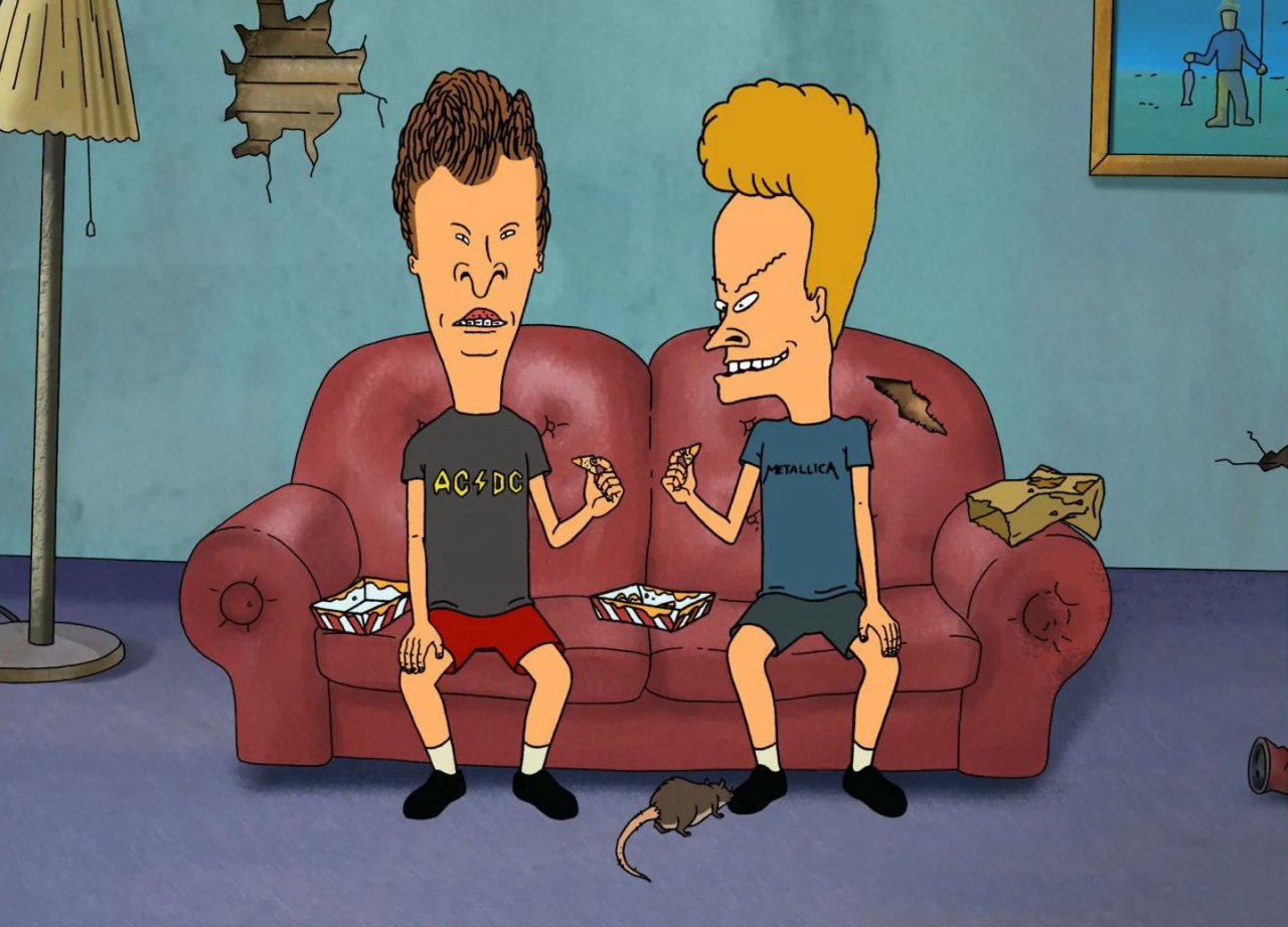 Beavis in Butthead sta bila v devetdesetih prvi animiran odklon od običajnega predvajanja videov. Do neke mere sta še imela smisel, danes so tudi taki formati izpeti.