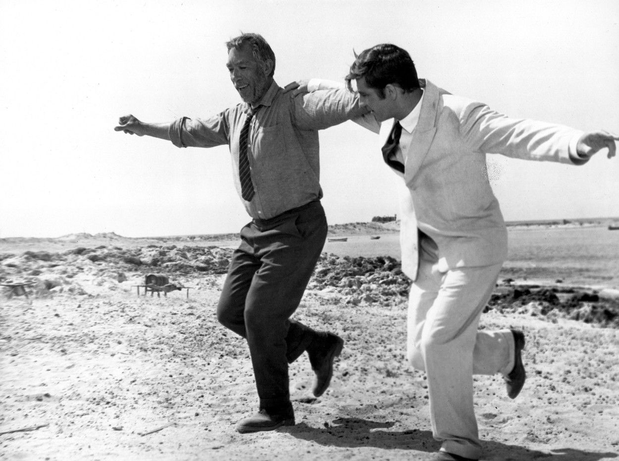 Grk Zorba (1964) in legendarni Quinnov ples z Alanom Batesom
