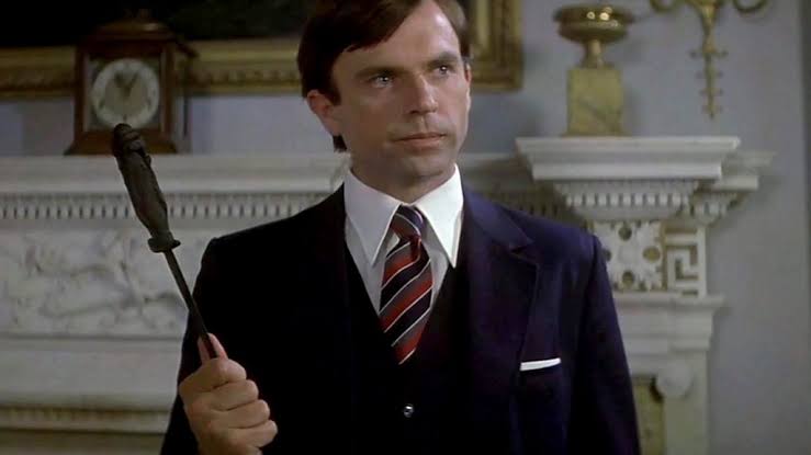 Prva velika vloga je bil odrasli Damien Thorn v tretjem delu kultne grozljivke.
